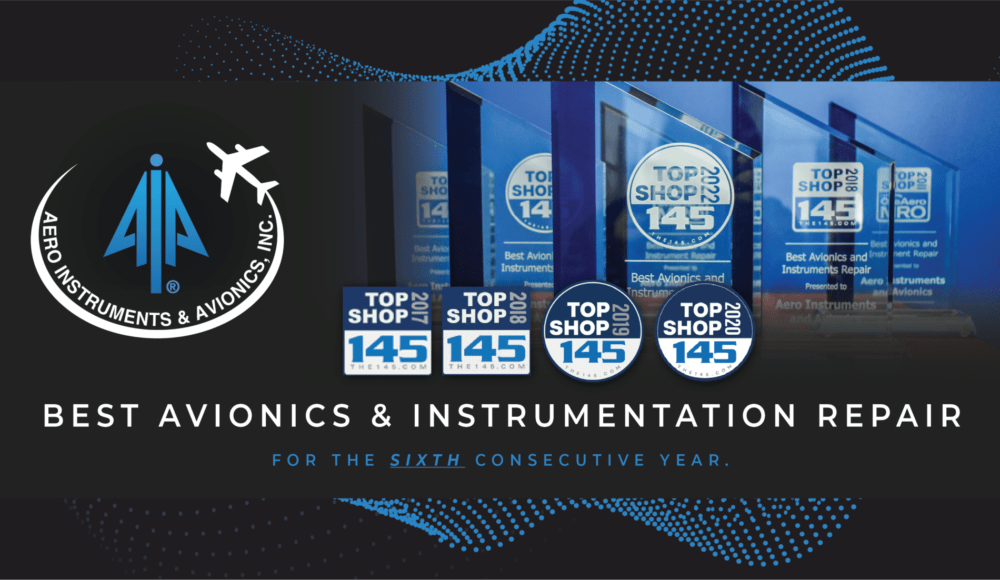 Aero instruments 145 Top Shop Awards 2021