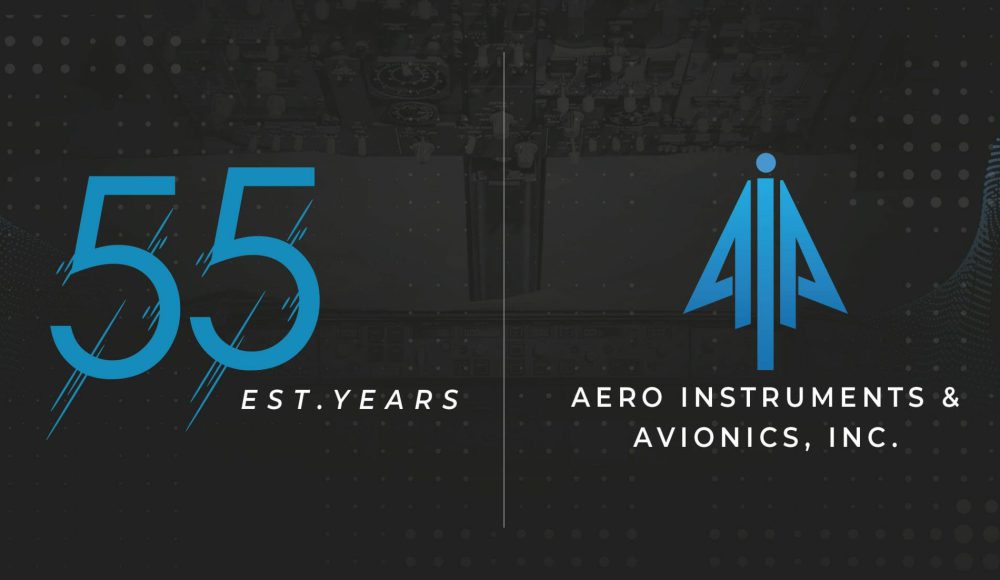Aero Instruments and Avionics 55 Year Banner
